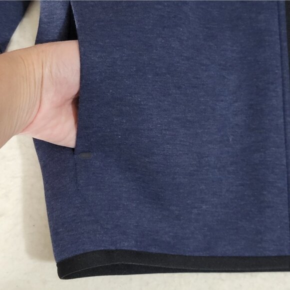 Nike Sportswear Big Kids Tech Fleece Full Zip Hoodie Size Medium 10-12 Yrs Blue - Picture 7 of 14